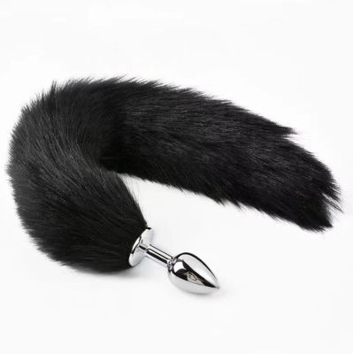 Phích cắm hậu môn Plug inox cosplay đuôi hồ ly - Đổi tên