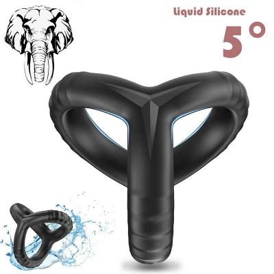 Vòng đeo dương vật Cockring Con Voi 3in1 Cao cấp Mạnh mẽ - Đổi tên: Vòng đeo tay nam